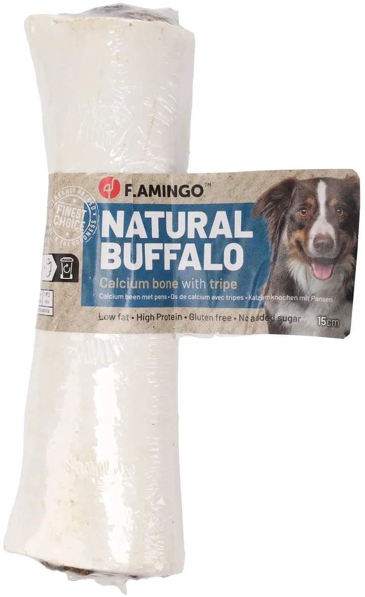 Flamingo Snack Nature Buffelcalciumbeen met pens 324g