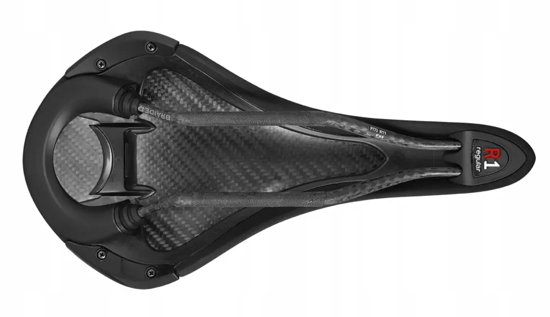 Fizik Aliante R1 Large Zadel - Carbon Zwart - afbeelding 5 van 6