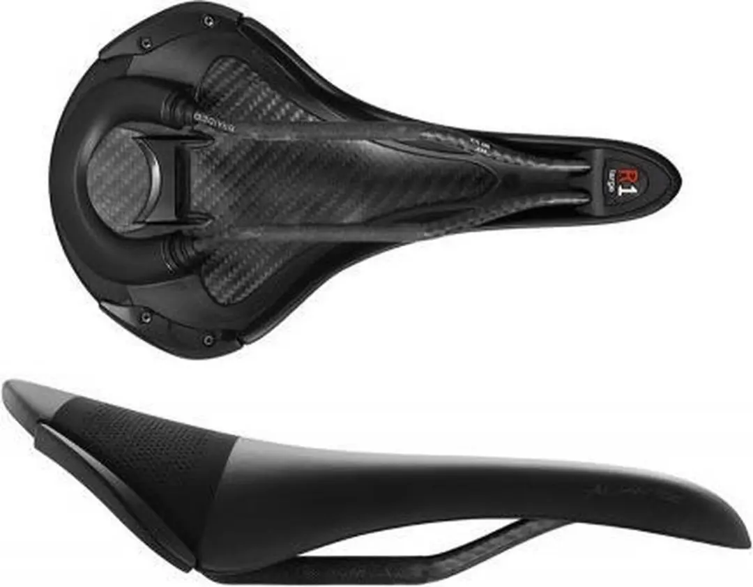 Fizik Aliante R1 Large Zadel - Carbon Zwart - afbeelding 6 van 6
