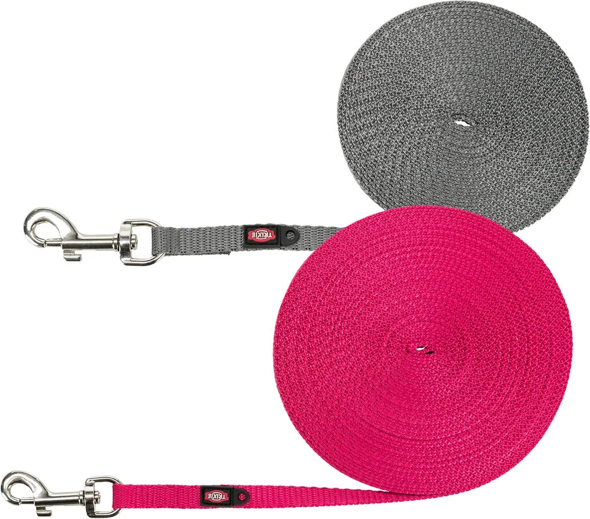 Trixie Hondenriem Sleeplijn Extra Licht - 15m - Grijs - afbeelding 2 van 6