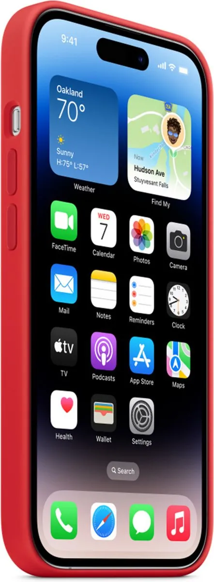 Apple Siliconen Hoesje iPhone 14 Pro MagSafe Rood MPTG3ZM/A