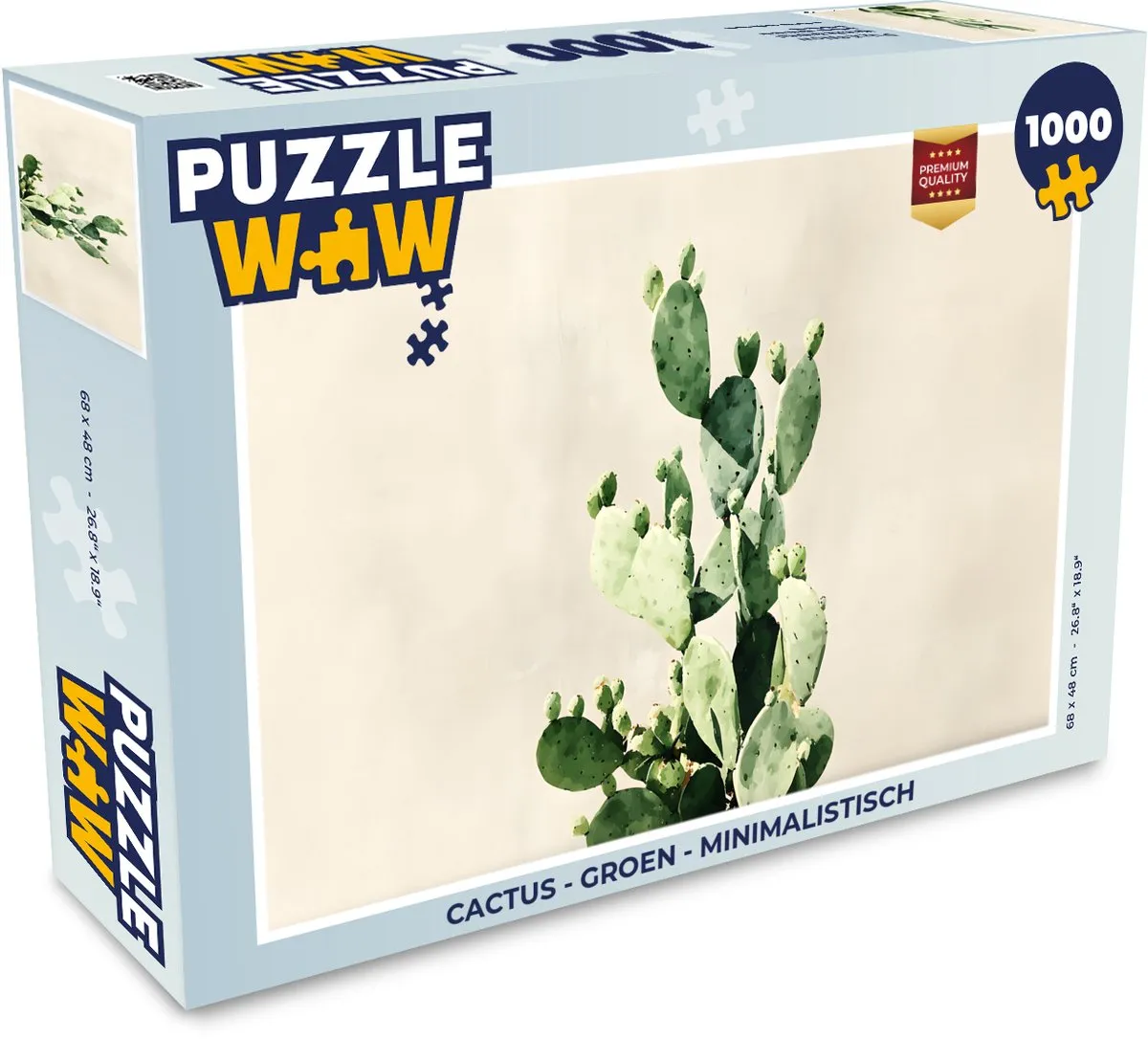 PuzzleWow Cactus Legpuzzel 1000 Stuks
