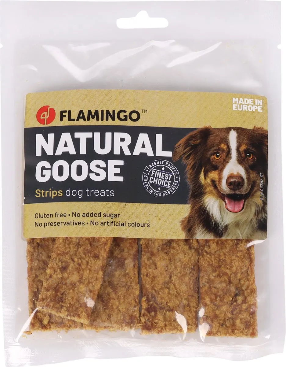 Flamingo Nature Snack Gans Strips 100g