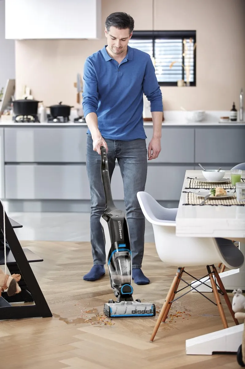 BISSELL 2765N CrossWave Max Vloerreiniger - 3-in-1 Zwart/Zilver/Blauw