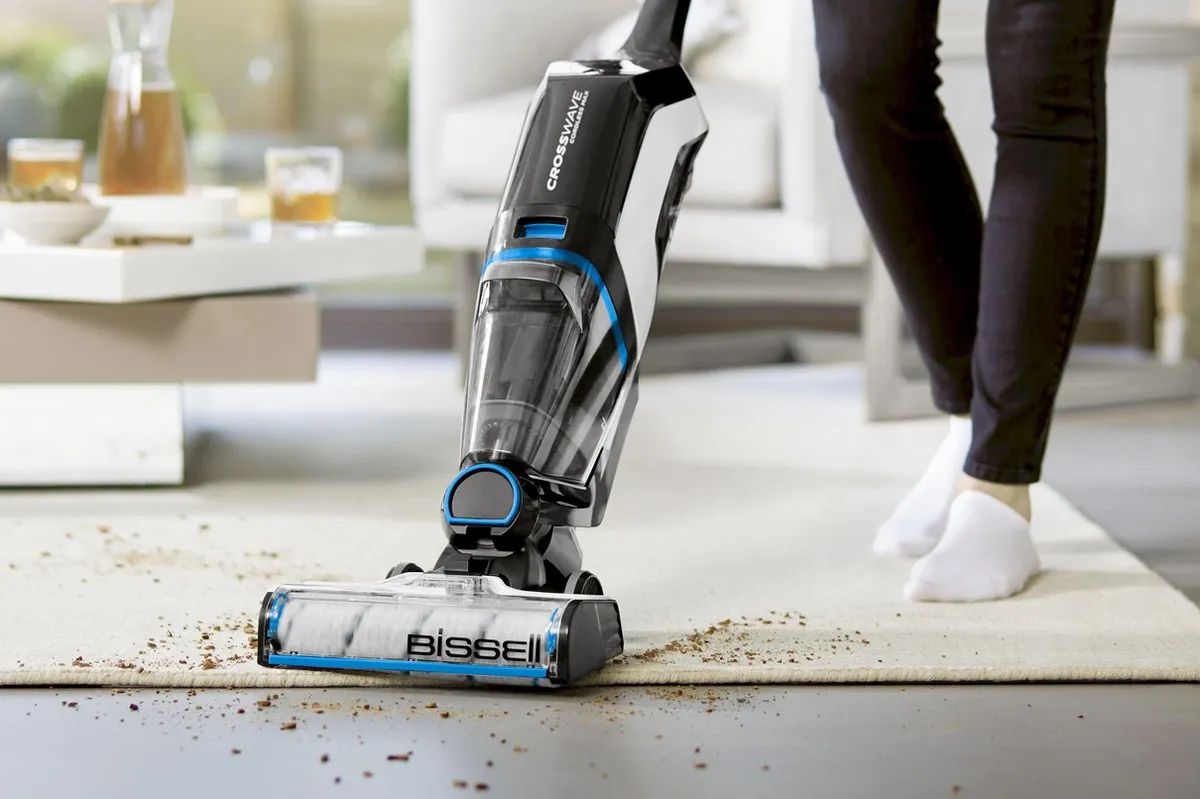 BISSELL 2765N CrossWave Max Vloerreiniger - 3-in-1 Zwart/Zilver/Blauw