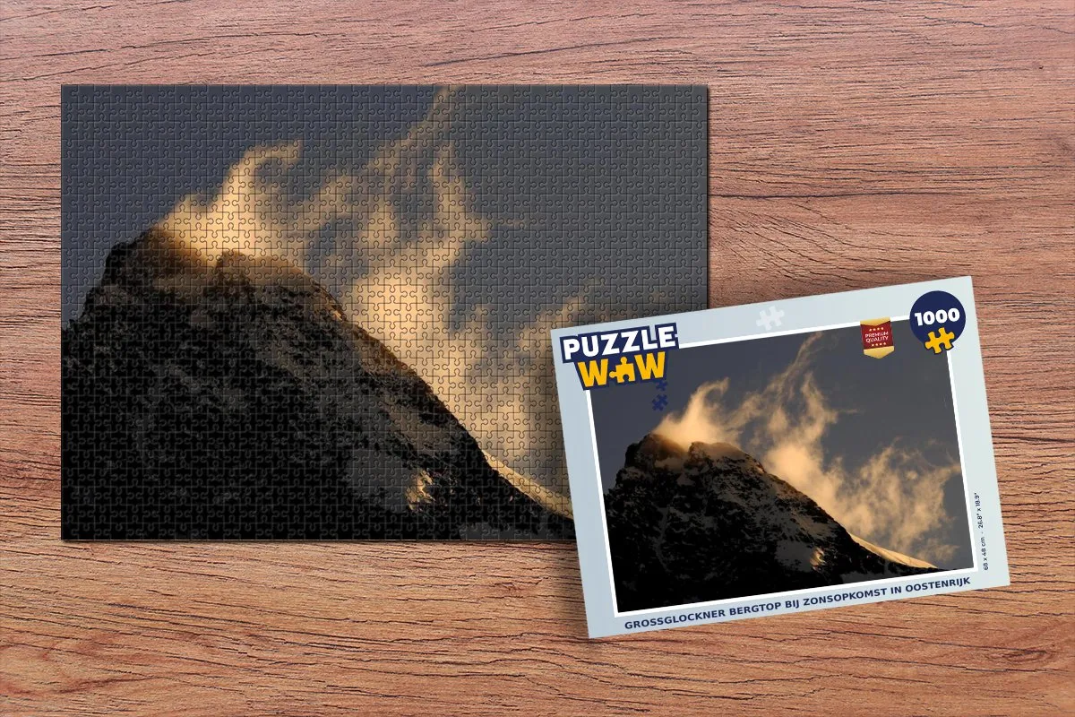 PuzzleWow Großglockner Zonsopkomst Legpuzzel 1000 Stuks - Multicolor