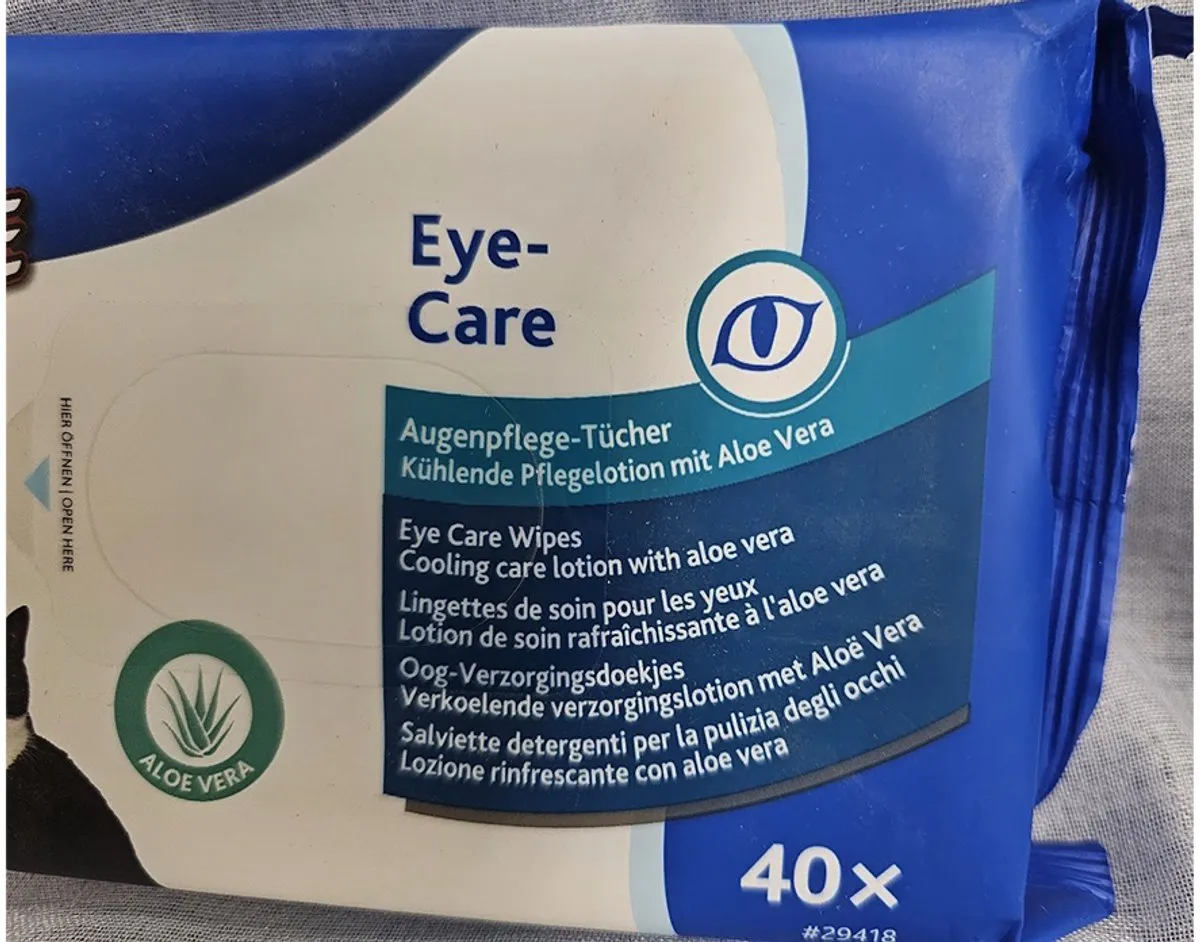 Trixie Oogdoekjes Aloe Vera - 80 Stuks