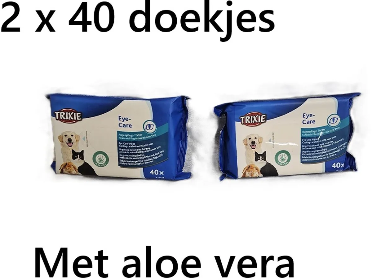 Trixie Oogdoekjes Aloe Vera