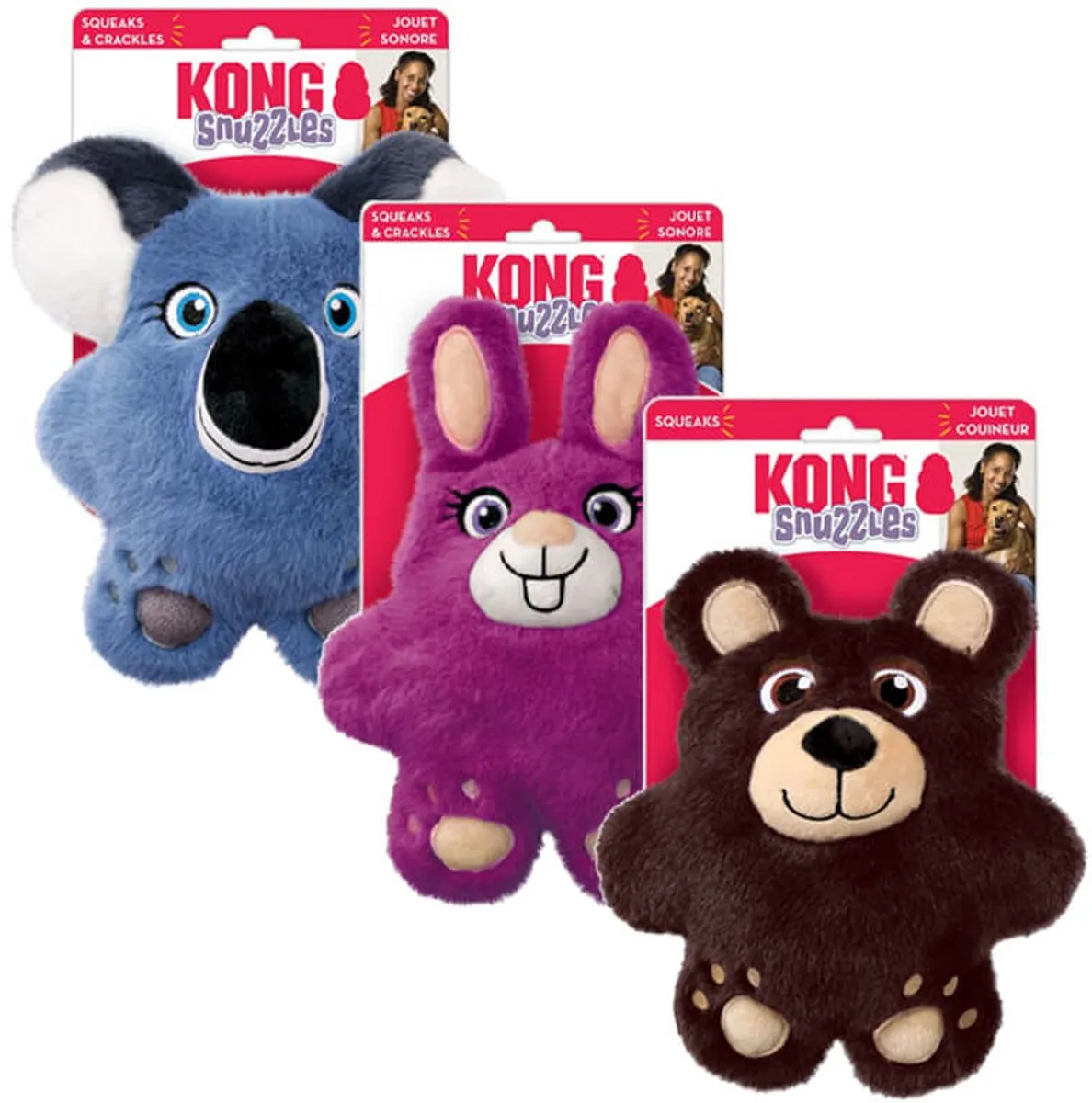 KONG Snuzzles Bunny - M - Paars