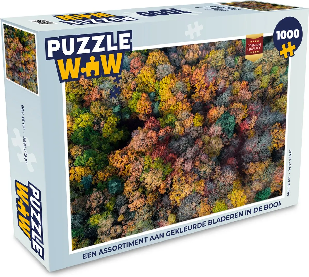 PuzzleWow Legpuzzel 1000 Stuks Multicolor