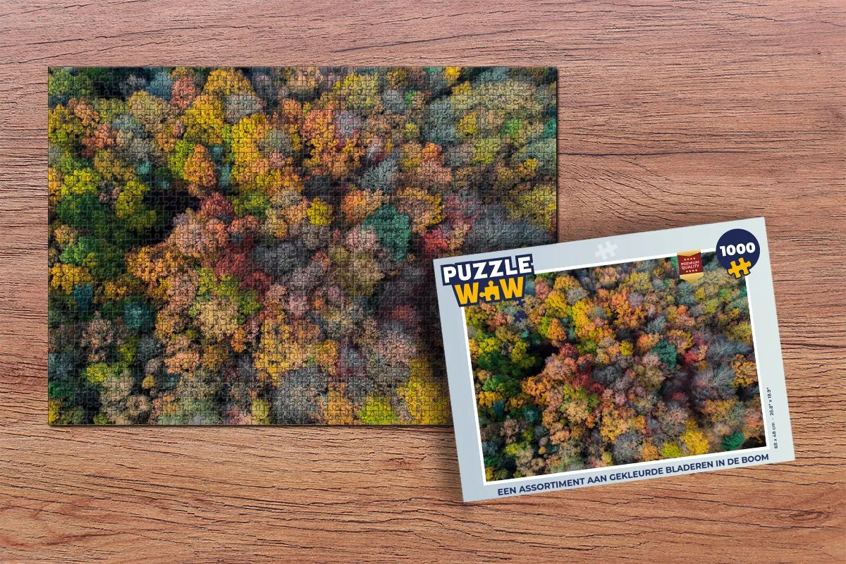 PuzzleWow Legpuzzel 1000 Stuks Multicolor