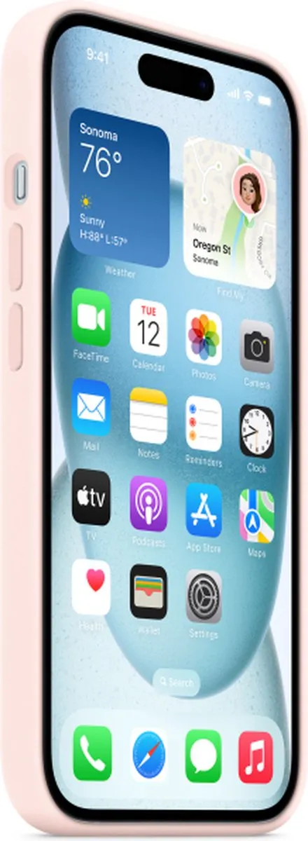 Apple iPhone 15 Plus Siliconenhoesje MT143ZM/A - Light Pink