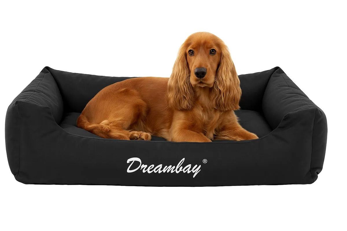 Flamingo Dreambay Orthopedisch Hondenkussen 80x67cm - Zwart
