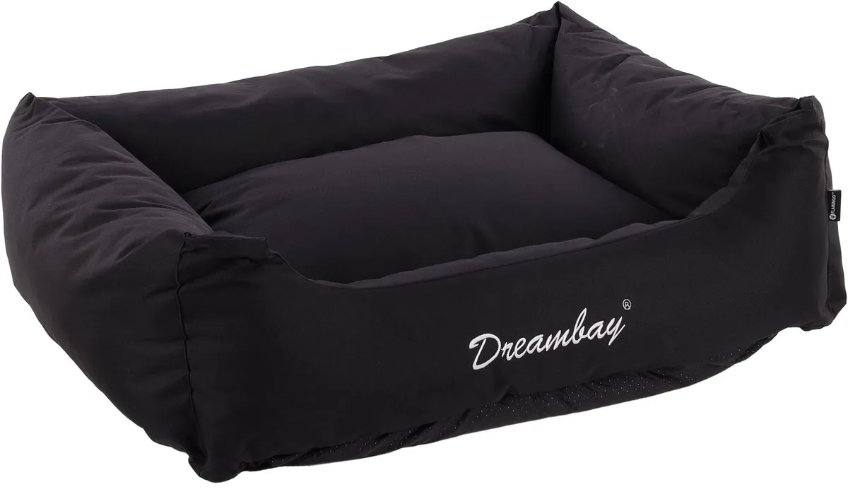 Flamingo Dreambay Orthopedisch Hondenkussen 80x67cm - Zwart