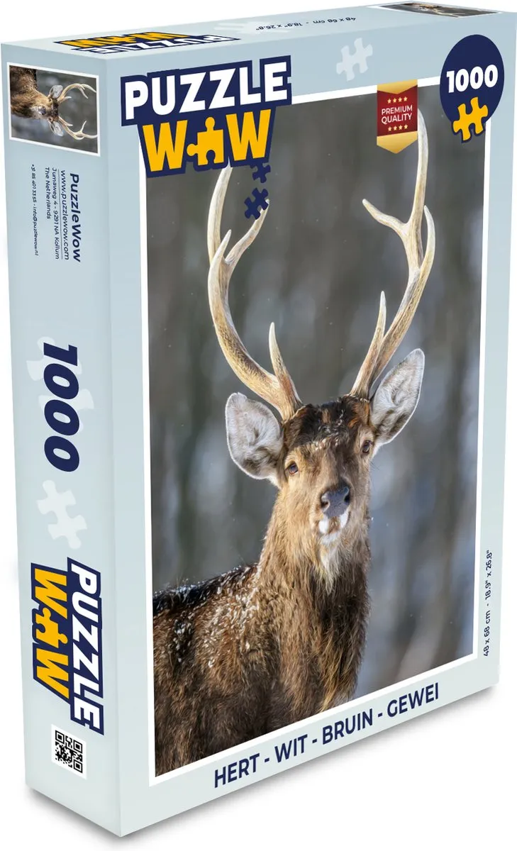 PuzzleWow Hert Legpuzzel 1000 Stuks