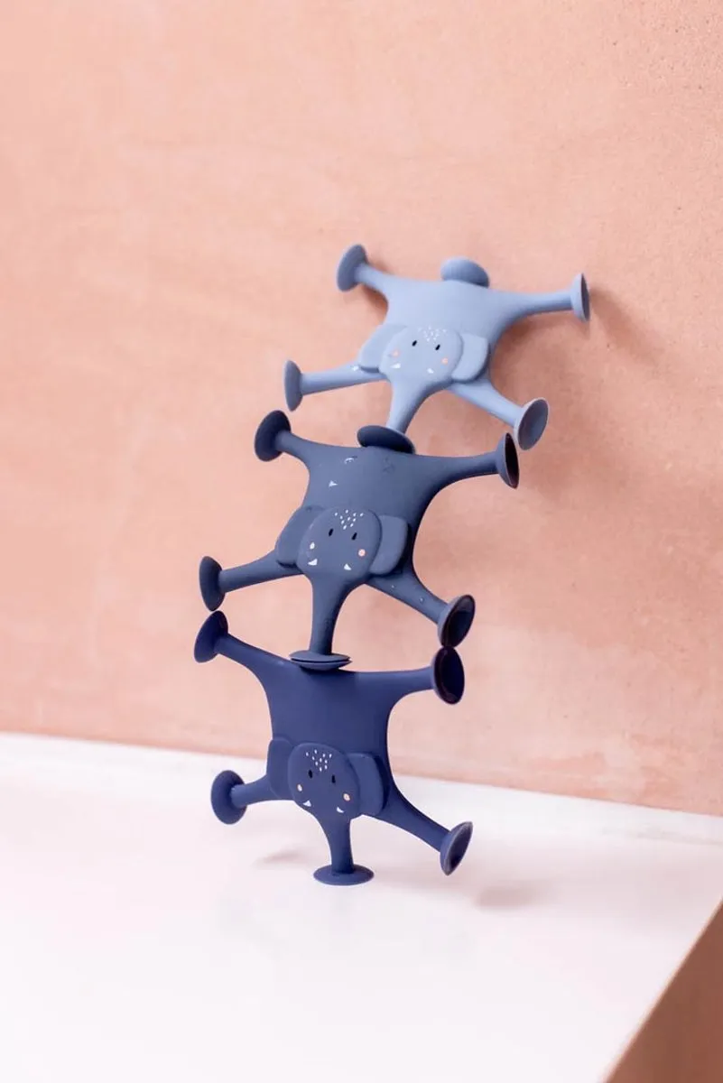 Trixie Mrs. Elephant Badpretset - Siliconen - 3-delig - Blauw
