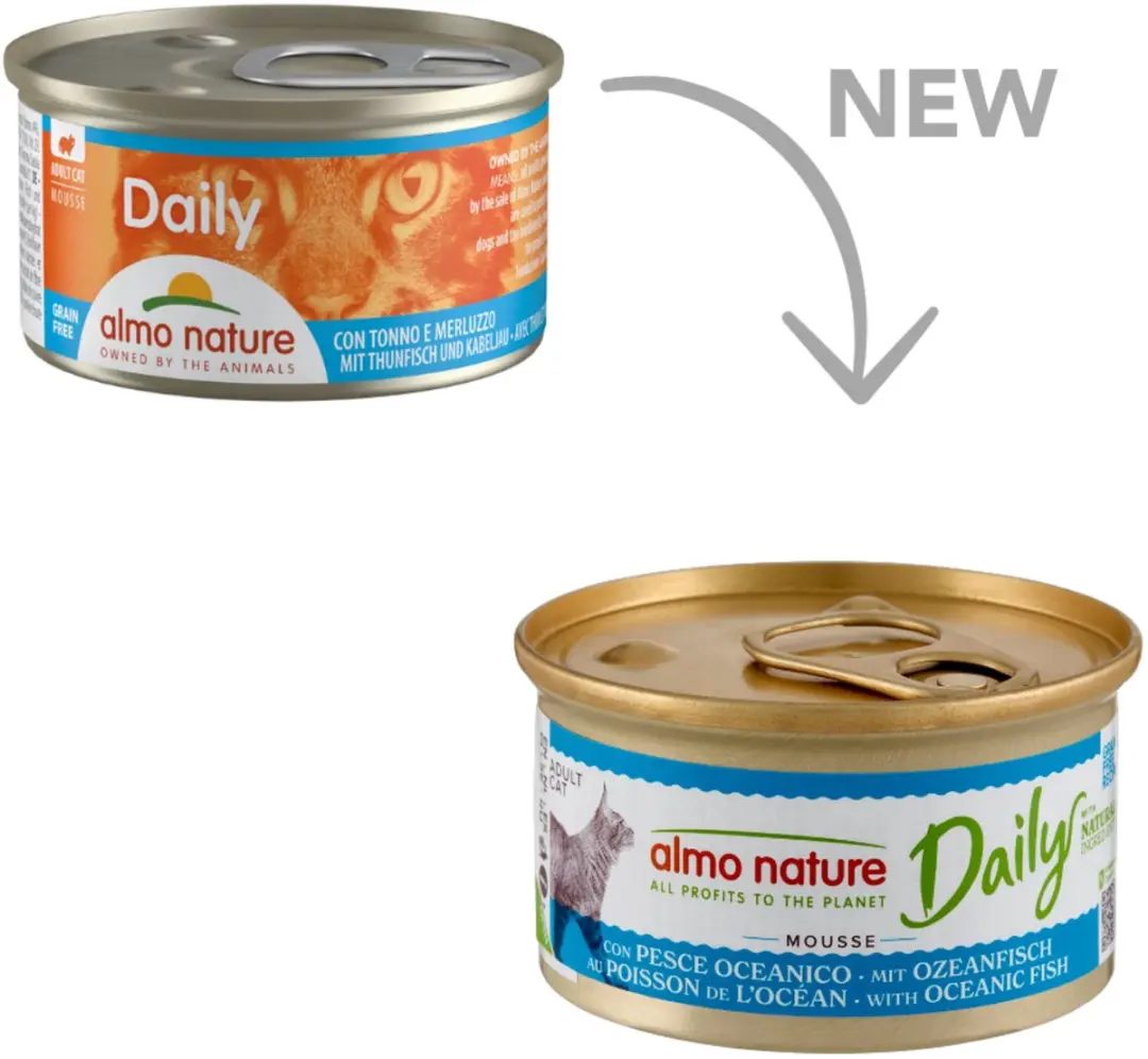 Almo Nature Daily Menu Mousse Oceaanvis 85g - 24 Stuks - afbeelding 2 van 6