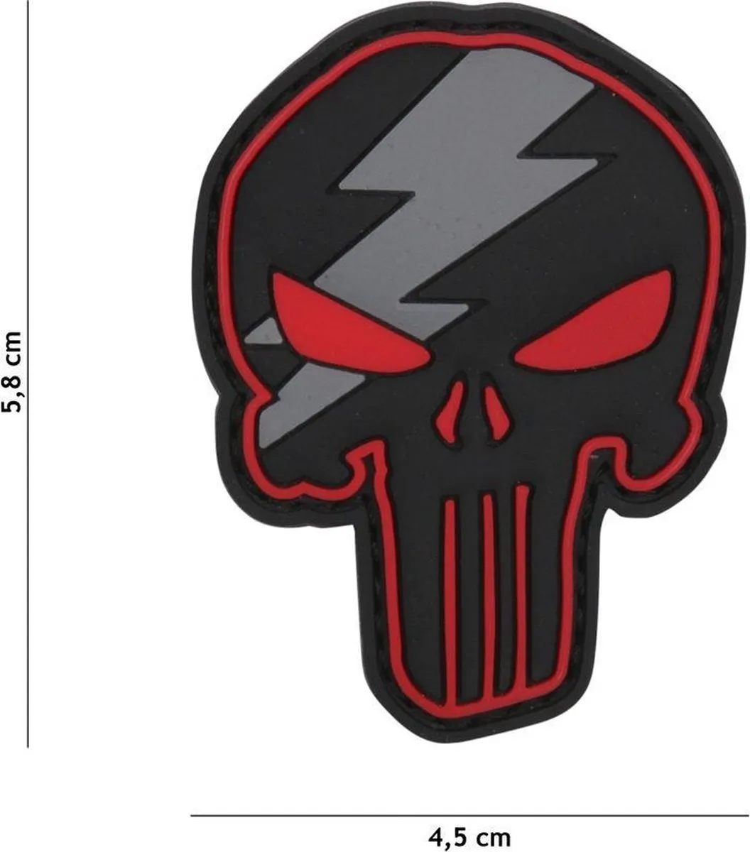 101 Inc Embleem 3D PVC Punisher Thunder
