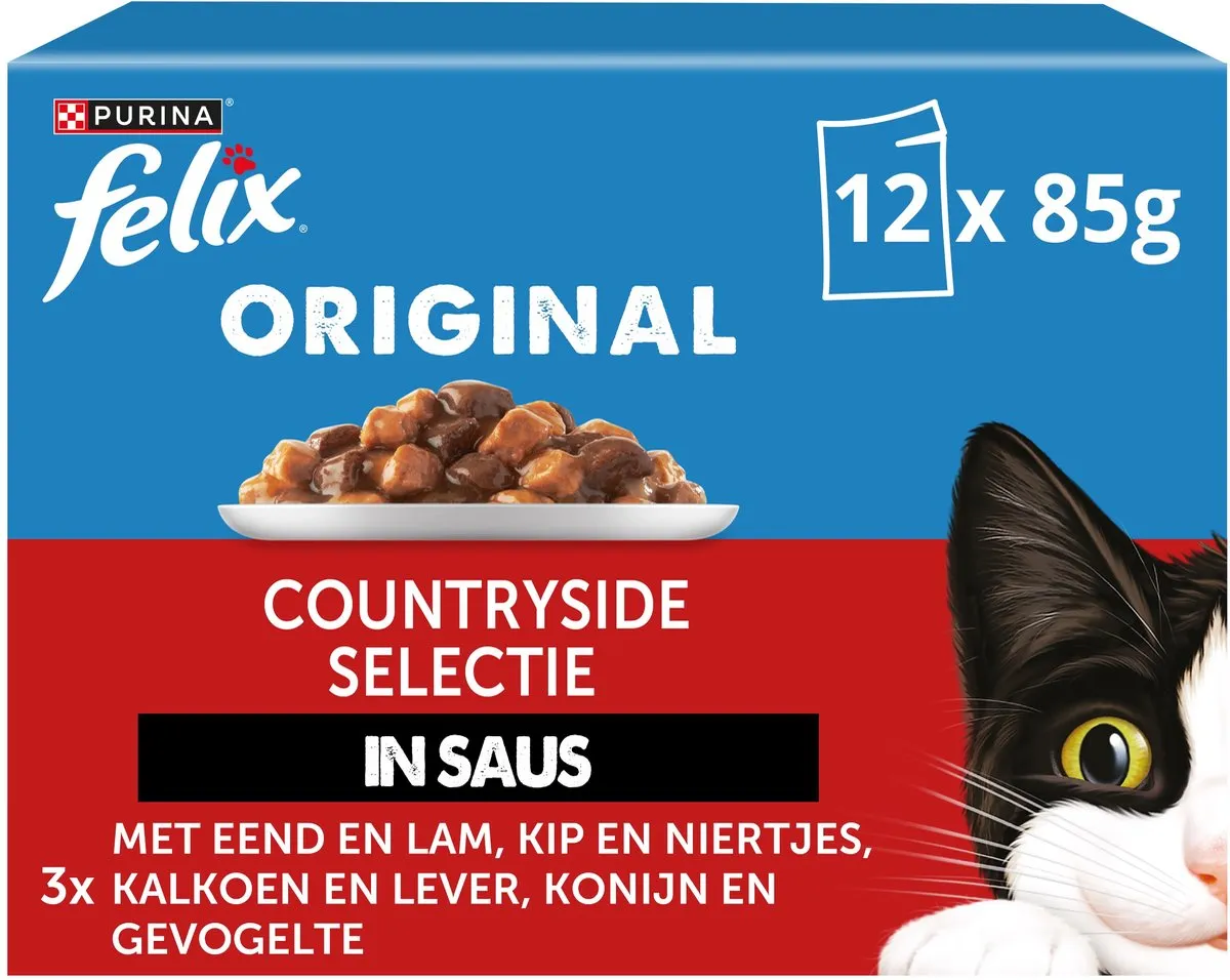 Felix Original Countryside Selectie Natvoer - 48 x 85g