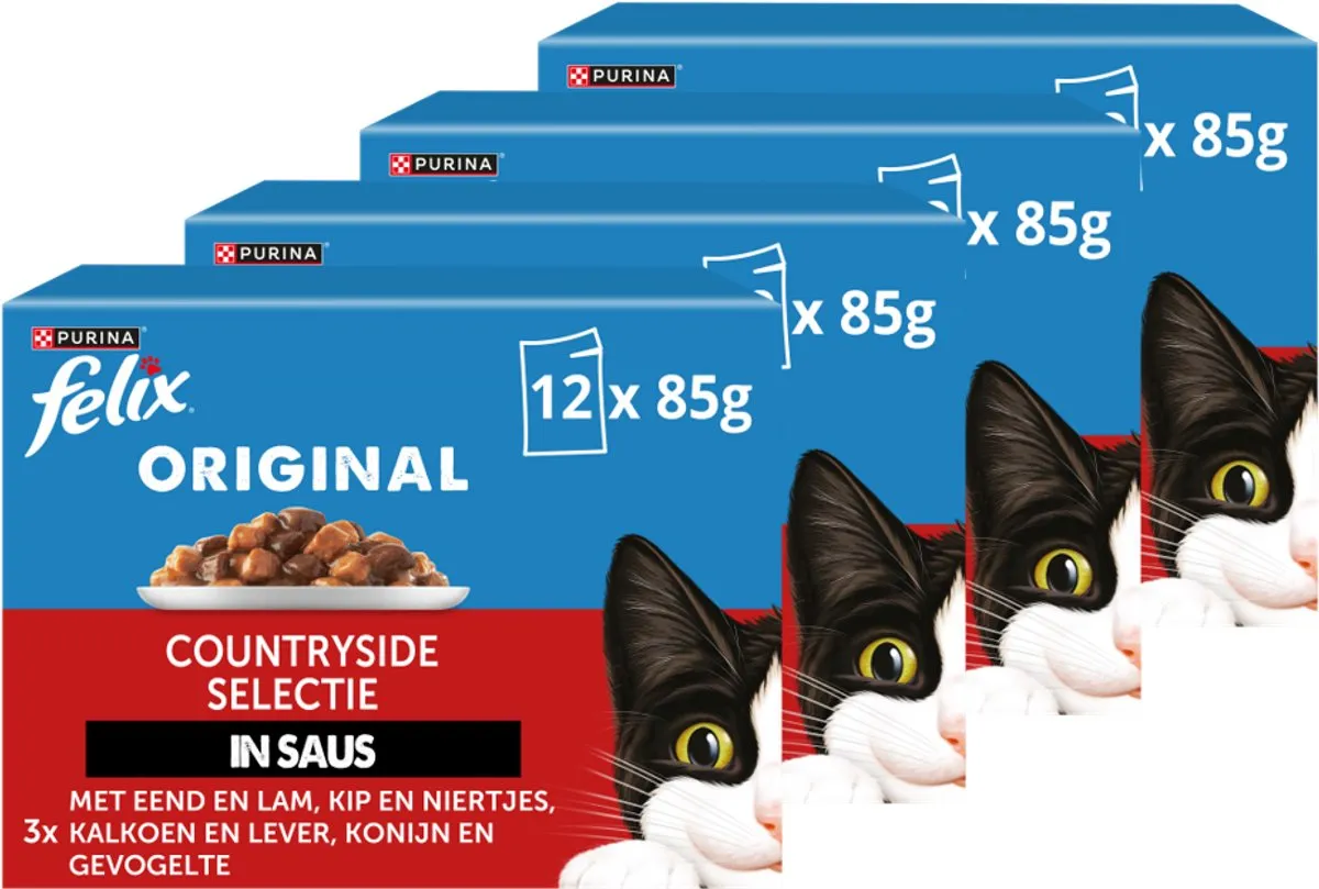 Felix Original Countryside Selectie Natvoer - 48 x 85g