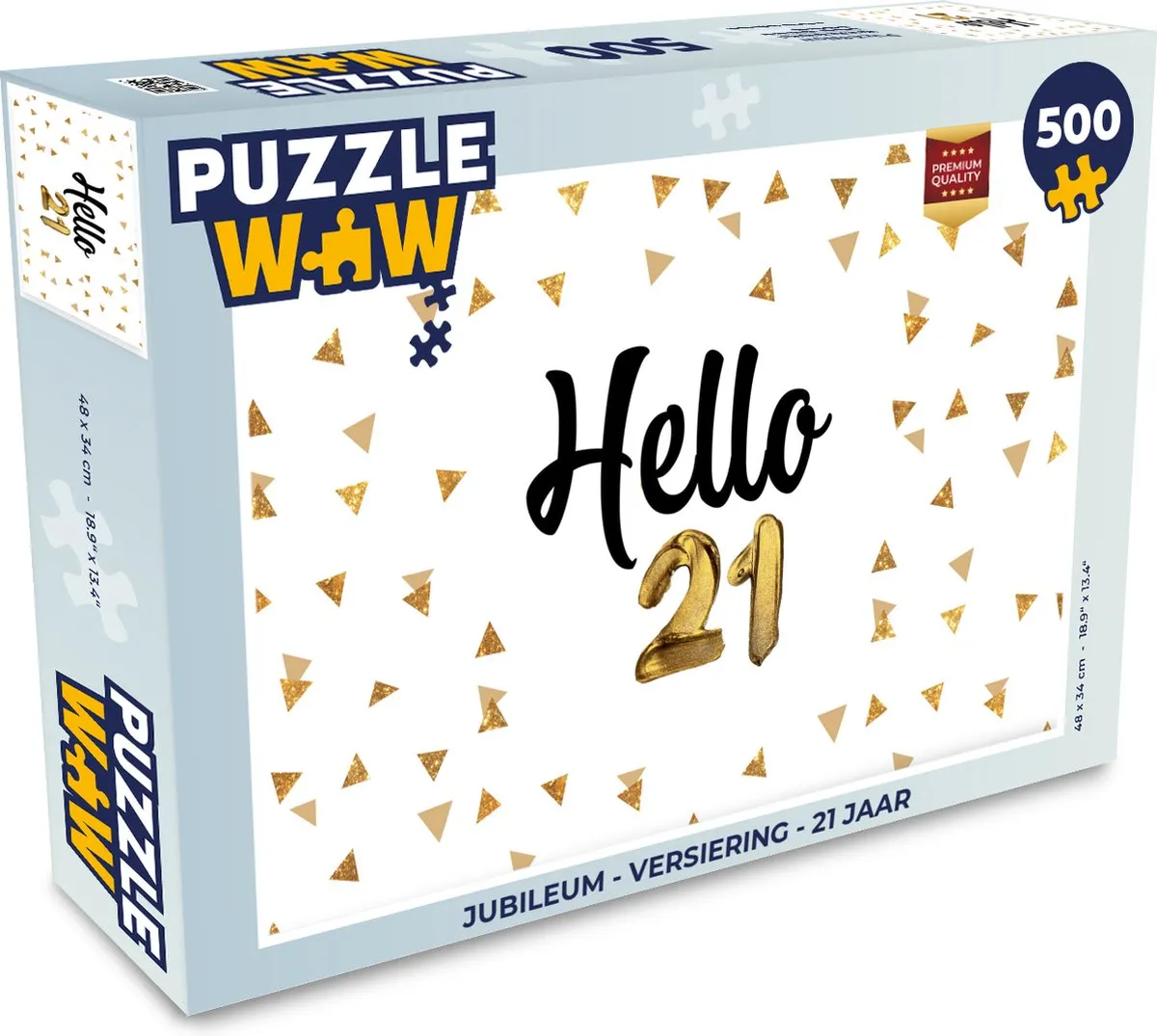PuzzleWow Jubileum Legpuzzel 500 Stuks
