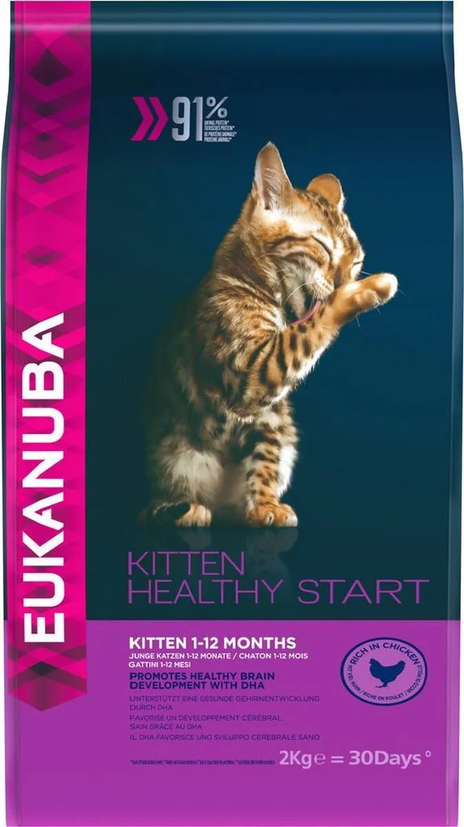 Eukanuba Kat Kitten Junior Kip - 2 kg