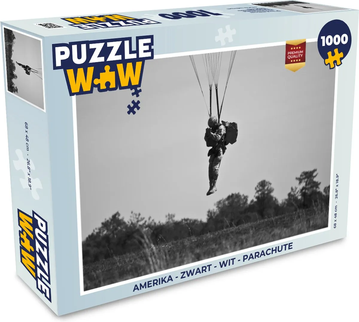 PuzzleWow Amerika Legpuzzel 1000 Stuks