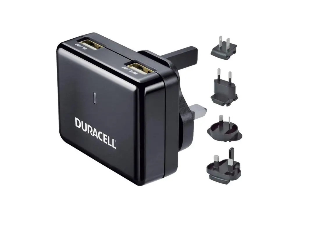 Duracell Dual USB reis oplader