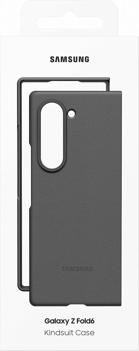 Samsung Galaxy Z Fold6 Vegan Leren Hoesje EF-VF956PJEGWW - Grijs - afbeelding 6 van 6