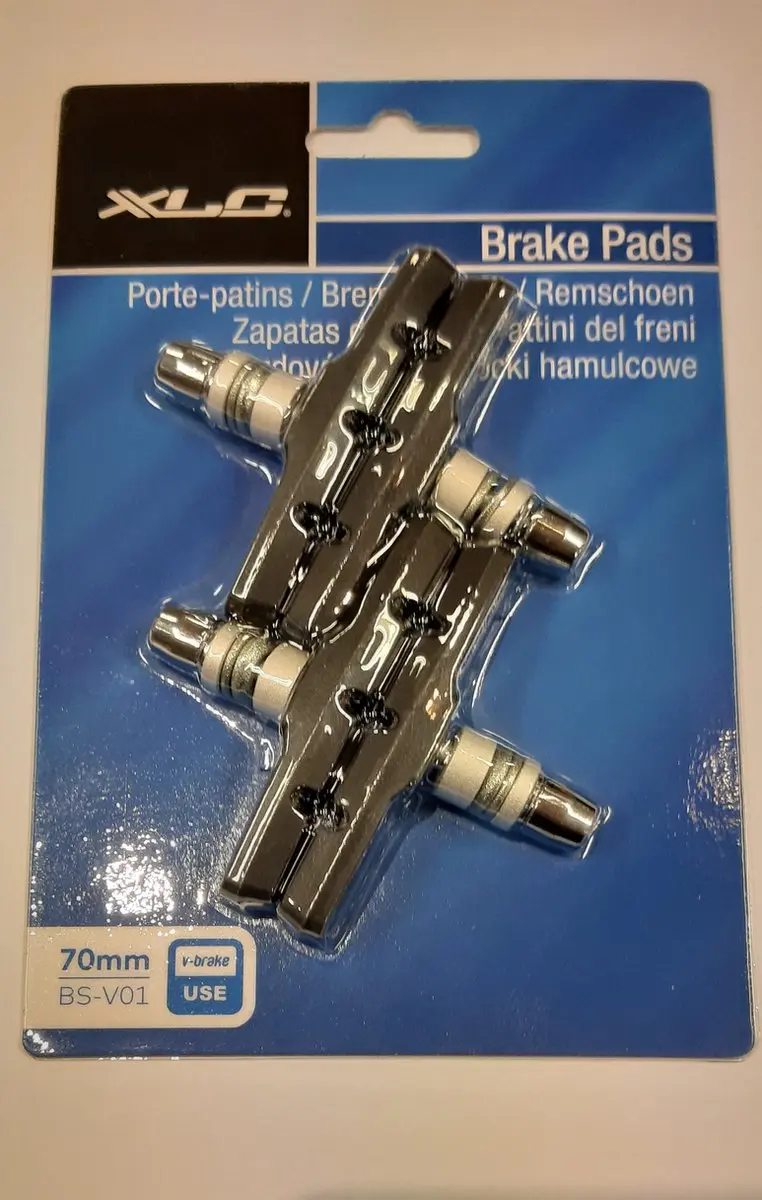 XLC BS-V01 Remblokjes V-Brake - 4 Stuks - 70mm - Zwart - afbeelding 2 van 2