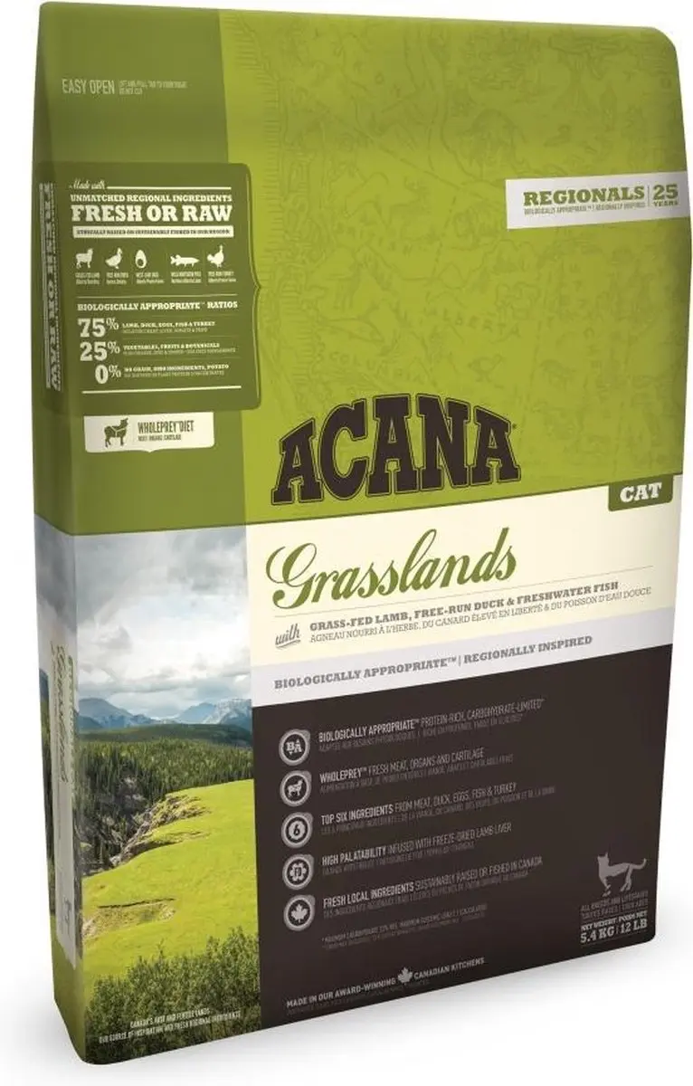 Acana Regionals Grasslands Cat 340g Kattenvoer