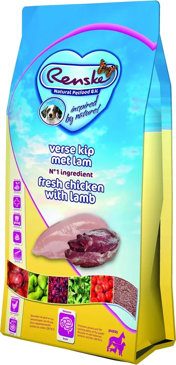 Renske Super Premium Puppy Verse Kip en Lam