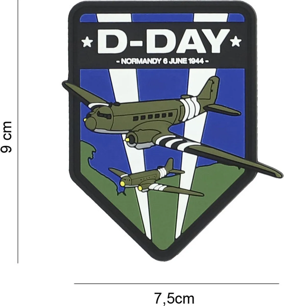 101 inc Embleem 3D PVC D-Day C-47 Schild