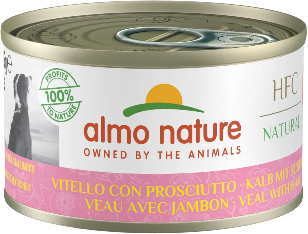 Almo Nature Hondenvoer Natvoer Rund Adult - 24x95g - afbeelding 2 van 2