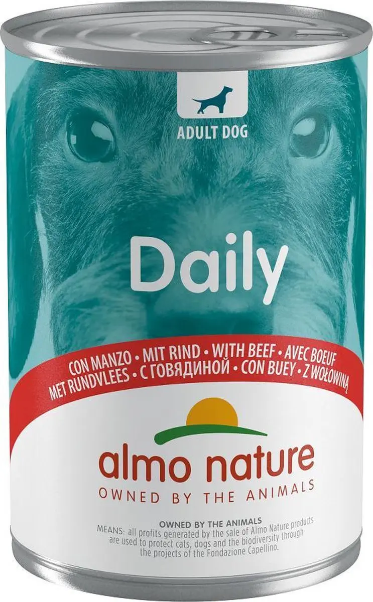 Almo Nature Daily Menu 100% natuurlijk Natvoer voor Honden