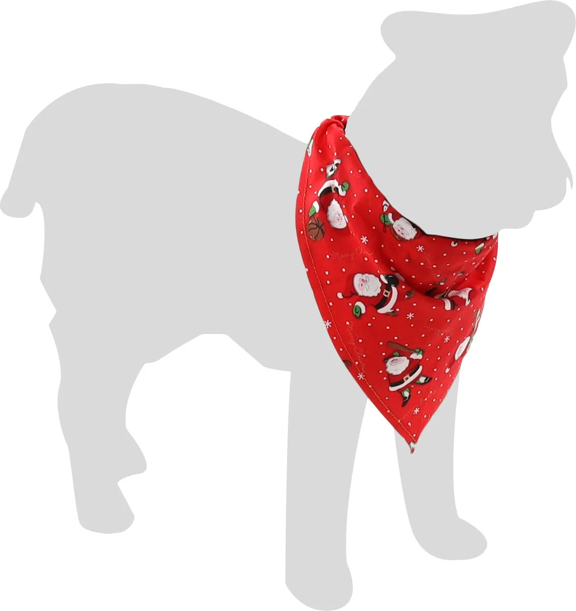 Flamingo Mik Kerst Bandana Honden