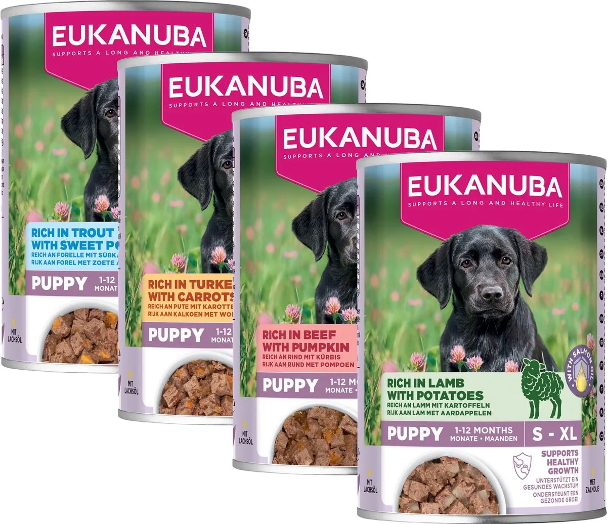 Eukanuba Life Care Puppy Lam & Aardappel Hondenvoer Nat 400g