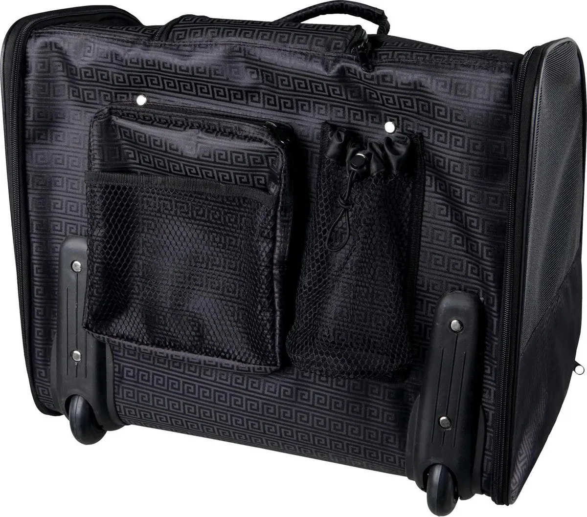 Trixie Reismand Trolley Elegance - Zwart 45x31x41cm