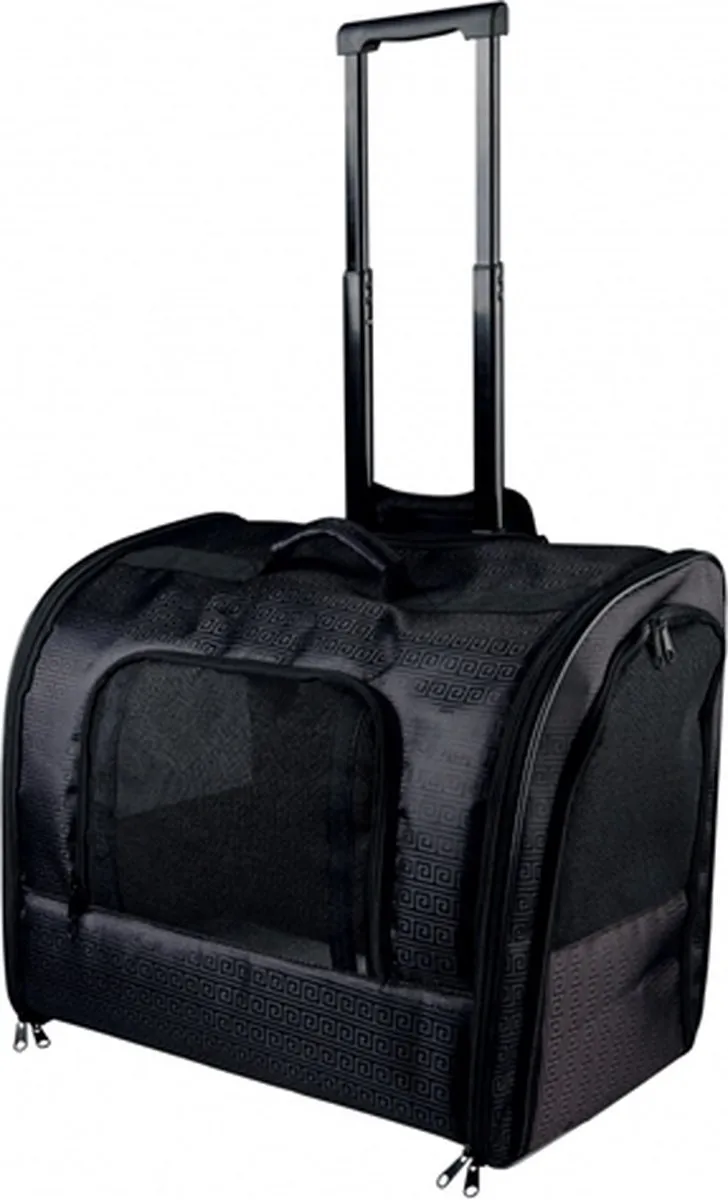 Trixie Reismand Trolley Elegance - Zwart 45x31x41cm