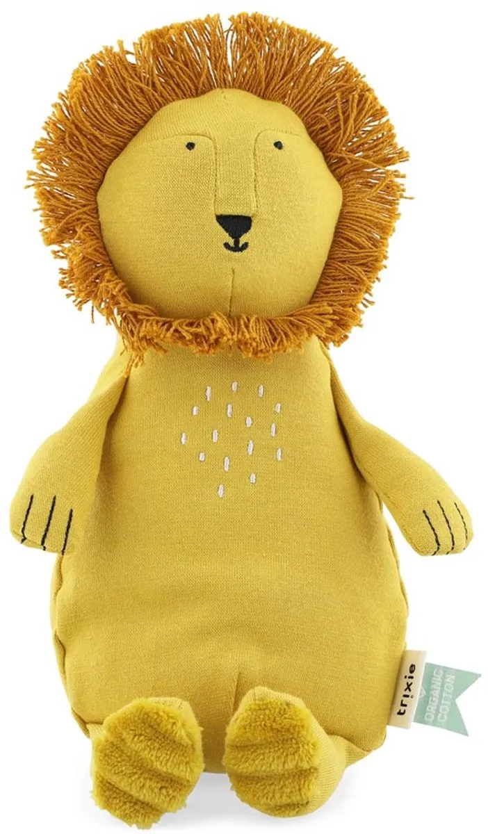 Trixie Mr. Lion Knuffel - Biologisch katoen - Klein - Geel