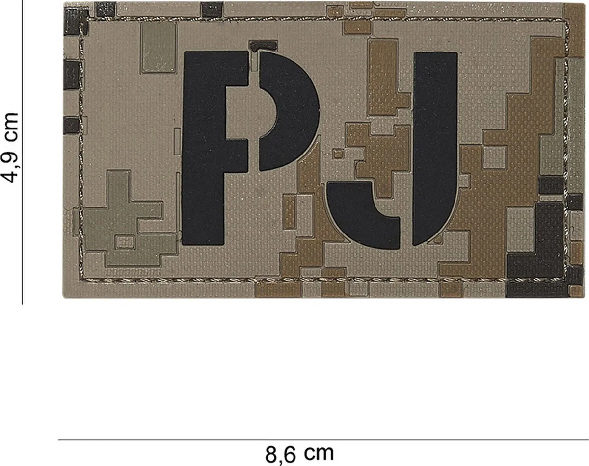 101 Inc Embleem 3D Pvc Pj Digitaal Desert 16107