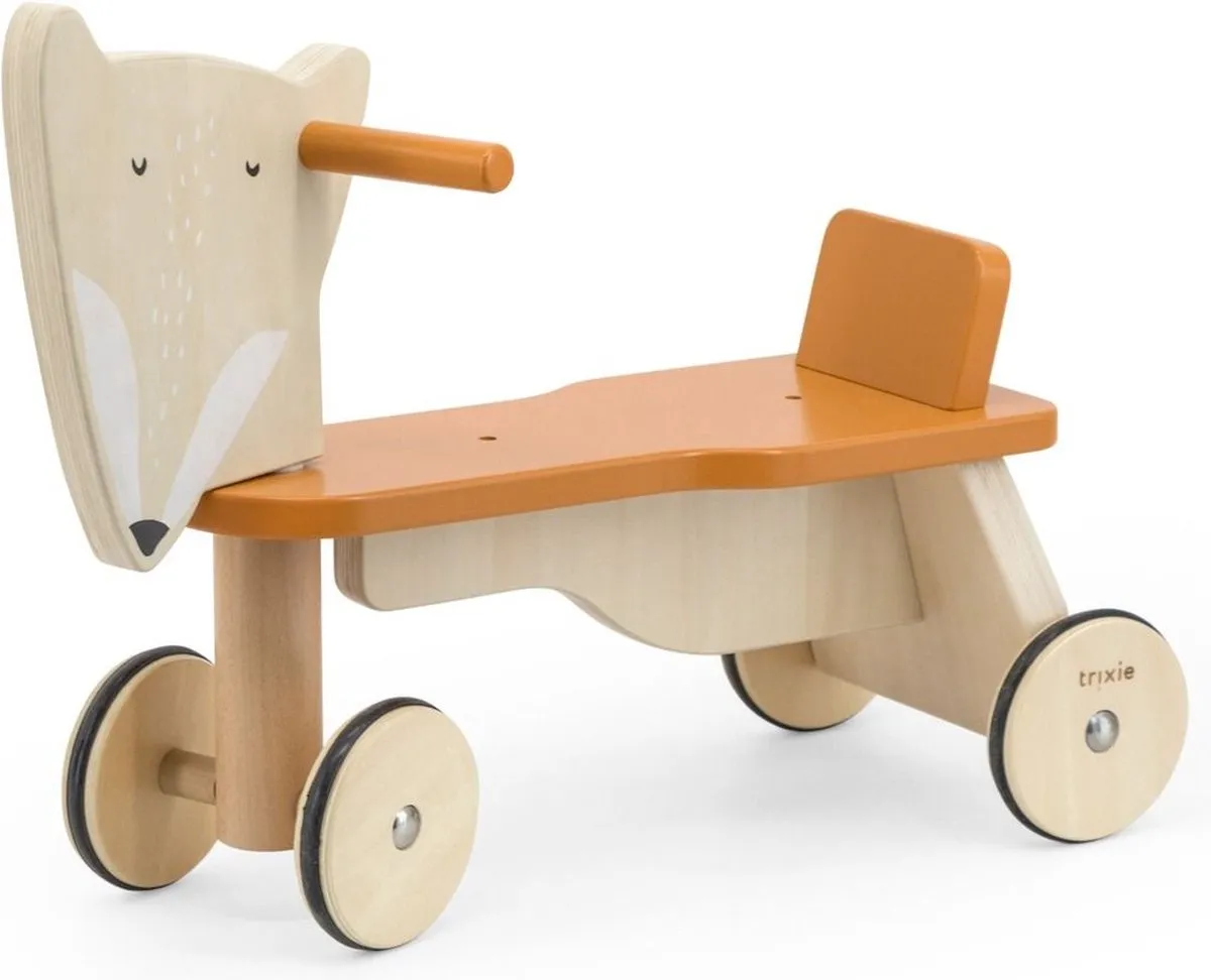 Trixie Mr. Fox Houten Loopfiets 4 Wielen