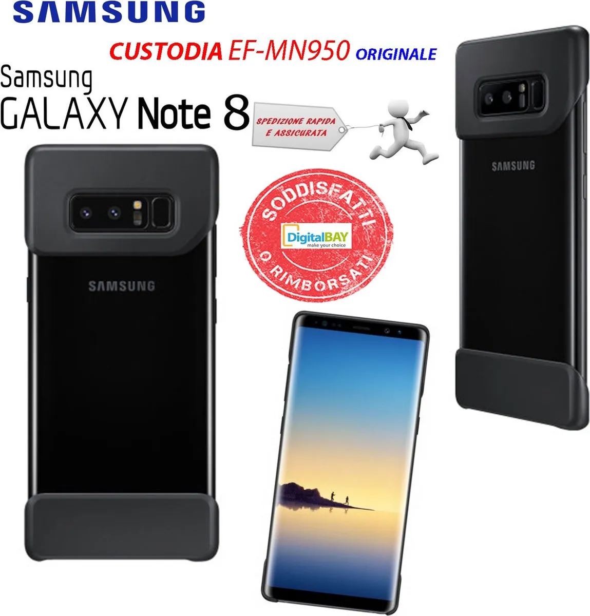 Samsung 2-Piece Cover 3-49359 - Zwart