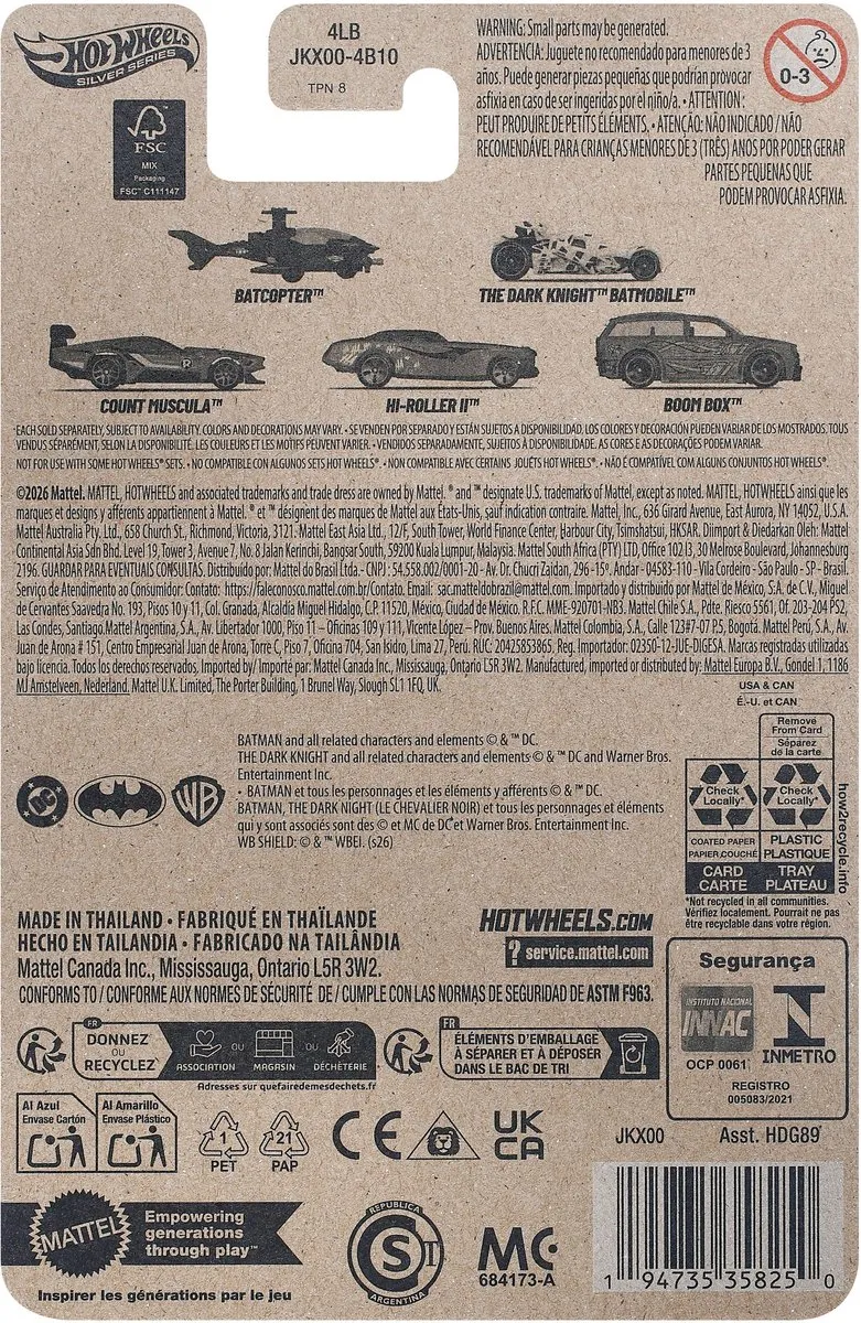 Hot Wheels JKX00 Speelgoedauto - Meerkleurig