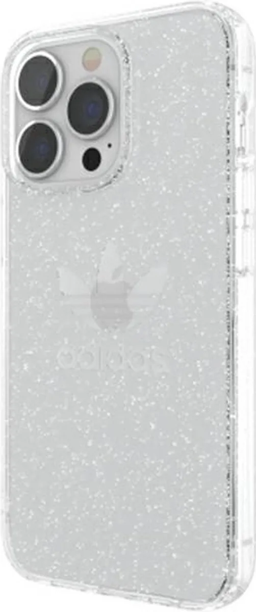 Adidas OR iPhone 13 Beschermhoes - Glitter Transparant