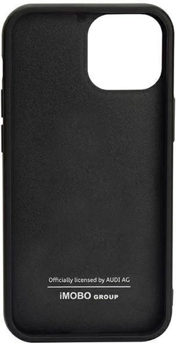 Audi Sport Carbon Fiber iPhone 13 Pro Max Hoes - Zwart
