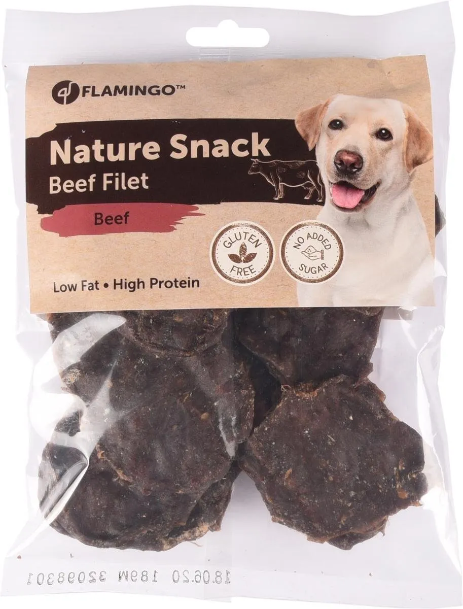 Flamingo Hondensnack Nature Rund Filet 200g