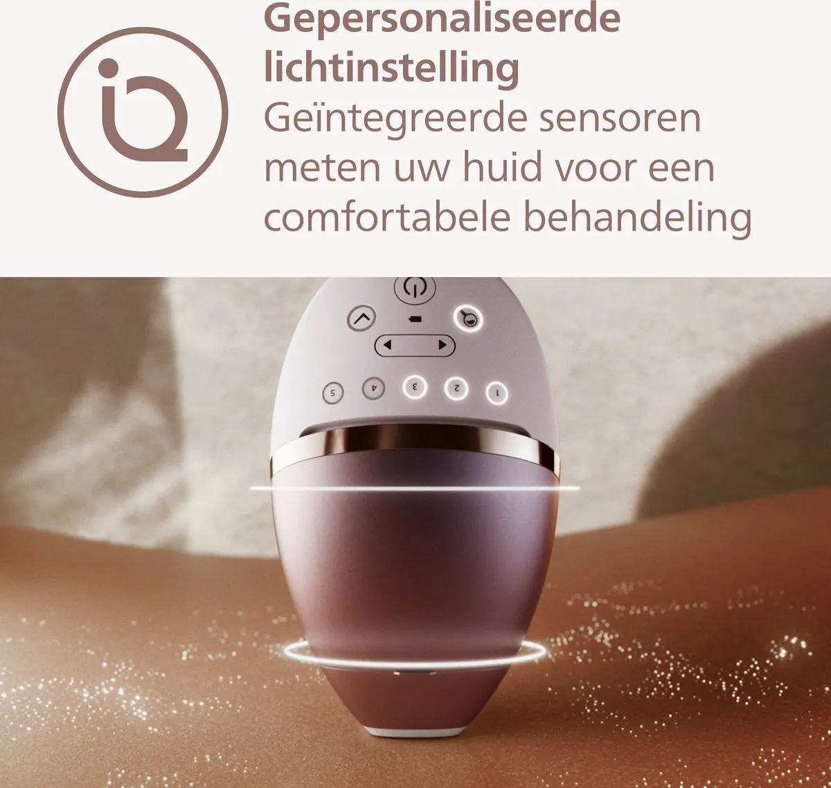 Philips Lumea IPL 9900 BRI951/01 Ontharingsapparaat - 450.000 Flitsen - Roségoud/Wit