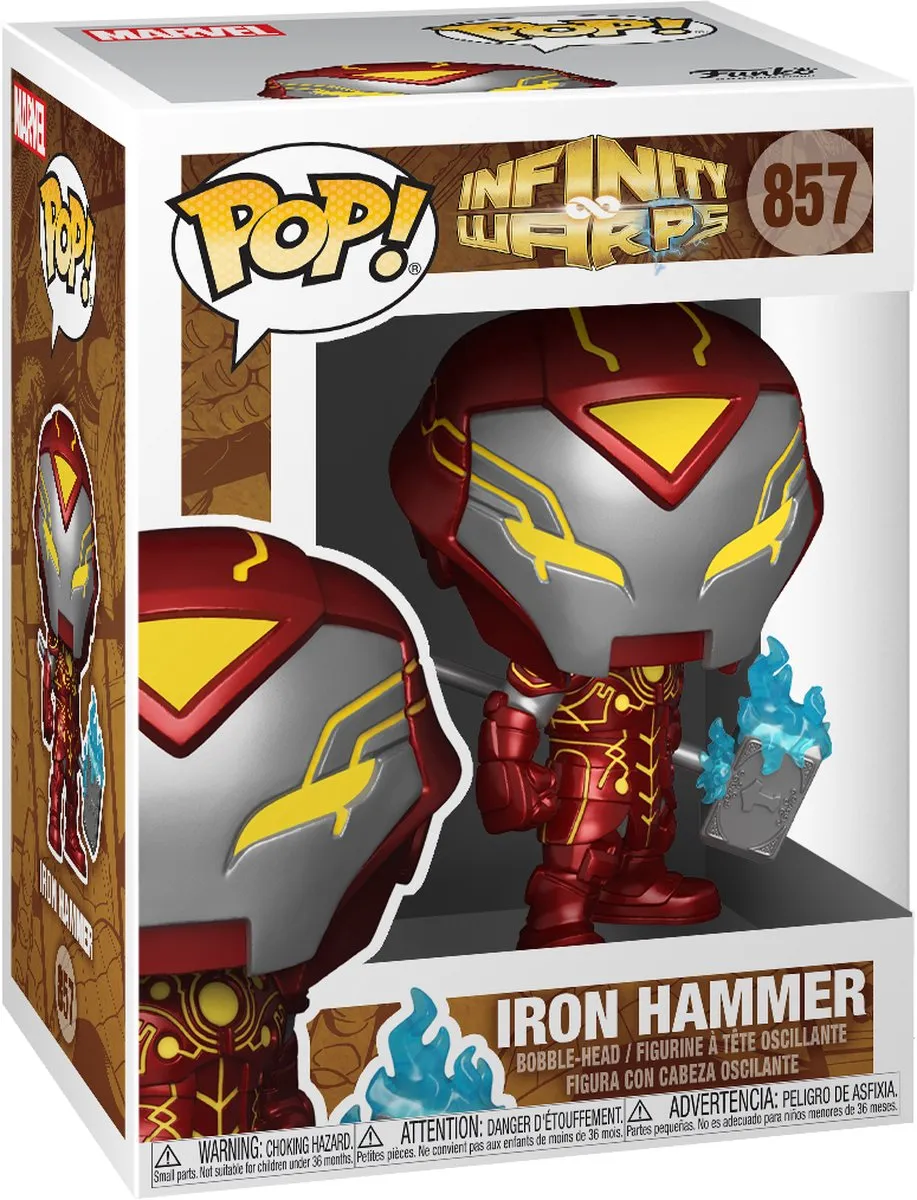 Marvel Infinity Warps POP! Iron Hammer Funko Verzamelfiguur 52005 - 9 cm - Multicolor - afbeelding 6 van 6