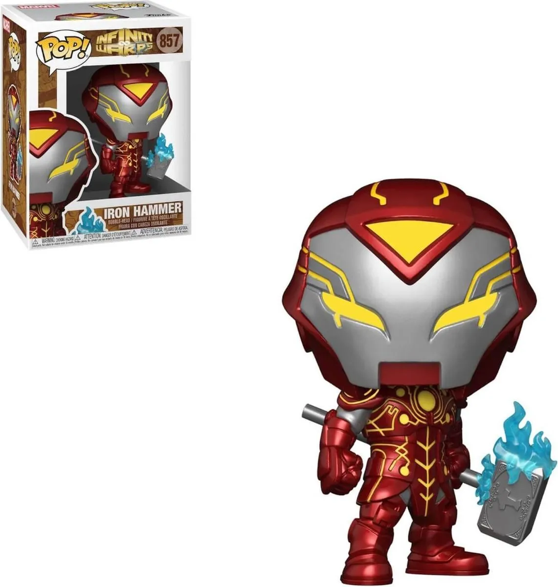 Marvel Infinity Warps POP! Iron Hammer Funko Verzamelfiguur 52005 - 9 cm - Multicolor